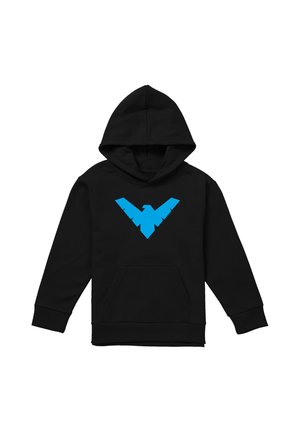 DC COMICS - BATMAN, BATMAN NIGHTWING SYMBOL UNISEX - Hoodie - black