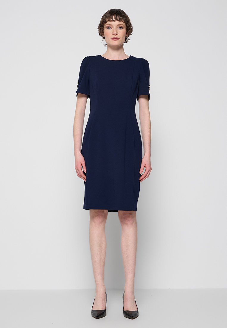 DKNY Etui-jurk donkerblauw