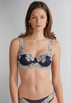 DANIELA PRETTY FLOWERS - Soutien-gorge à armatures - blau deep blue vanilla