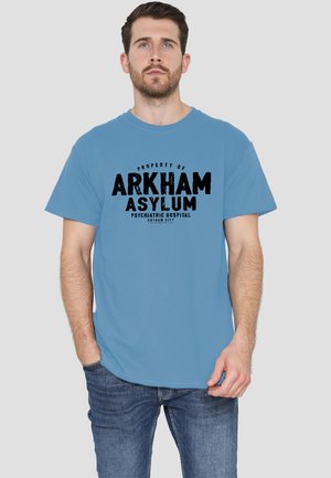 Cotton Soul, BATMAN ARKHAM ASYLUM - Print T-shirt - light blue