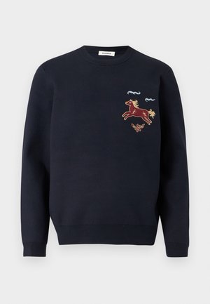HORSE PULL - Pulover - marine