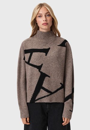 A STAR - Pullover - doe brown/black