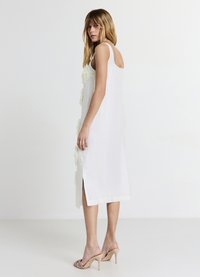 Calliope FIORI APPLICATI - Freizeitkleid - bianco lana