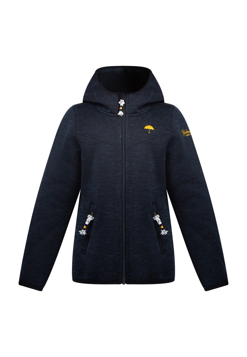 Schmuddelwedda Fleecejas blauw