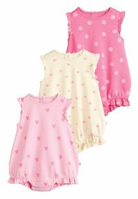 Next - 3 PACK BLOOMER REGULAR FIT - Kombinezonas - pink white heart Miniatiūros vaizdas 1