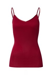 Hanro SEAMLESS SPAGHETTI - Hemd - red dahlia