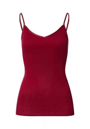 Hanro SEAMLESS SPAGHETTI - Hemd - red dahlia