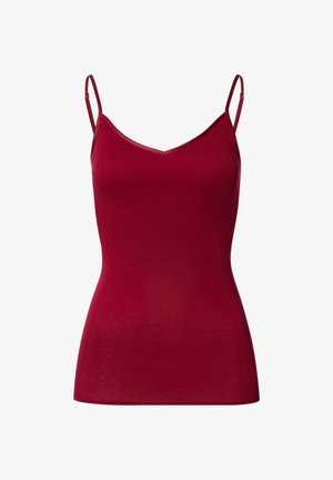 Hanro SEAMLESS SPAGHETTI - Unterhemd/-shirt - red dahlia