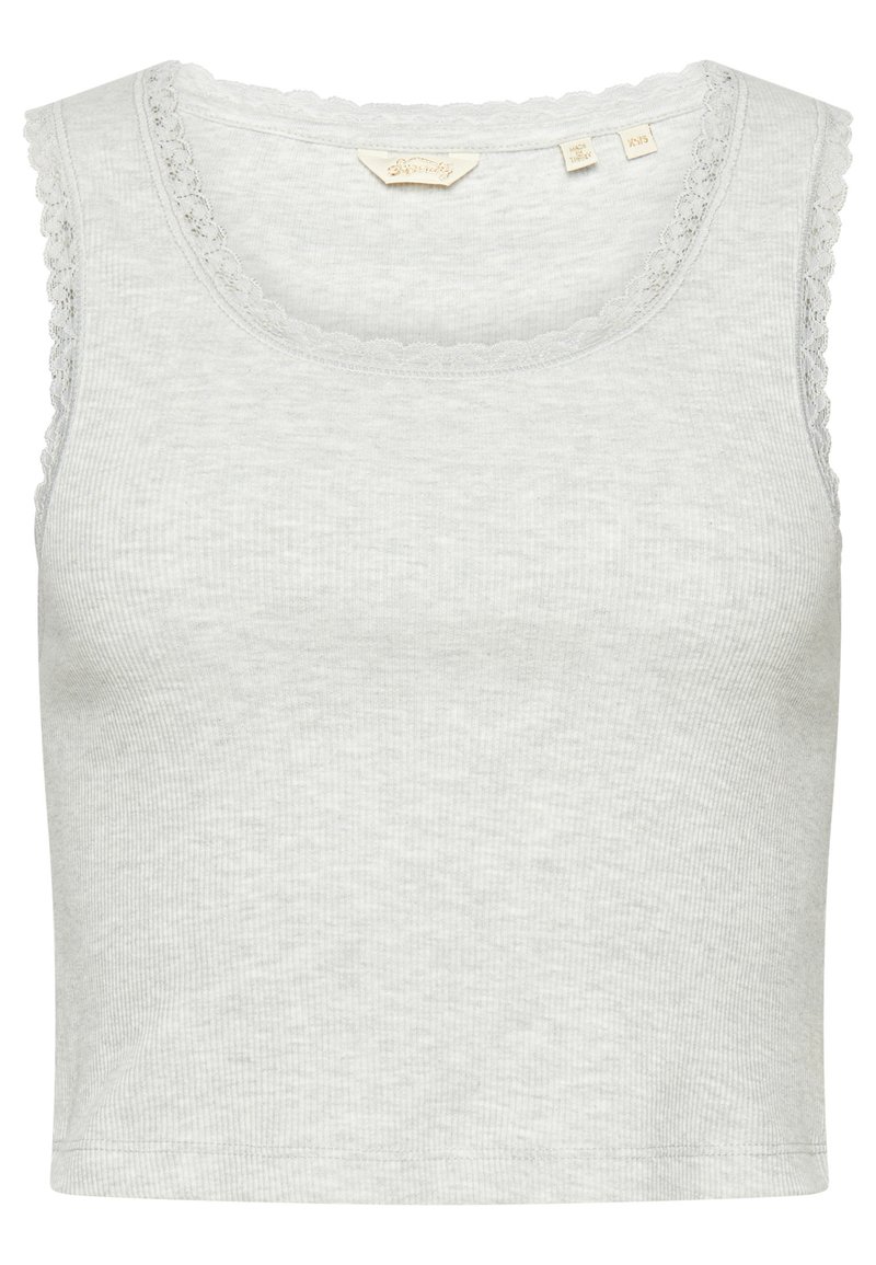 Superdry & Co Top lichtgrijs Superdry & Co Top lichtgrijs
