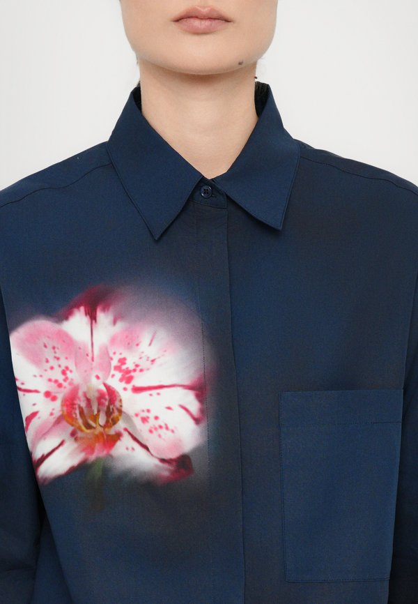 INES - Button-down blouse - zyklamen blumendruck3