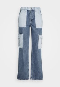 BDG Urban Outfitters SKATE PATCHWORK - Jeans Relaxed Fit - blue/blue