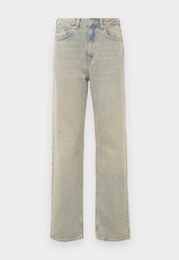 STRAIGHT STUDDED - Relaxed fit jeans - rust washed blue