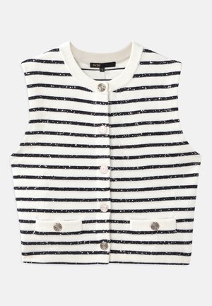 Maje LELI - Vest - blanc/marine