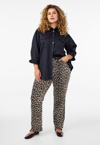 Zizzi Užsagstoma palaidinė - black washed