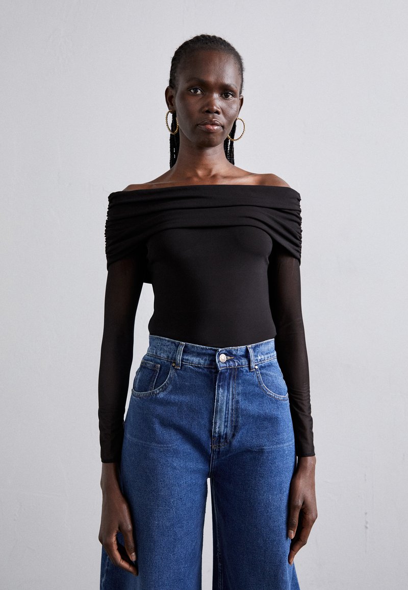 The Kooples Maglietta a manica lunga - black