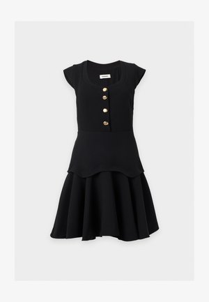 sandro, ROBE - Robe de jour - noir