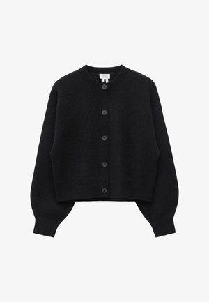 & OTHER STORIES, & OTHER STORIES BOILED MERINO CARDIGAN - Chaqueta de punto - black