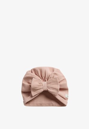 Newbie, RIBBED HAT WITH BOW UNISEX - Chapeau - pink