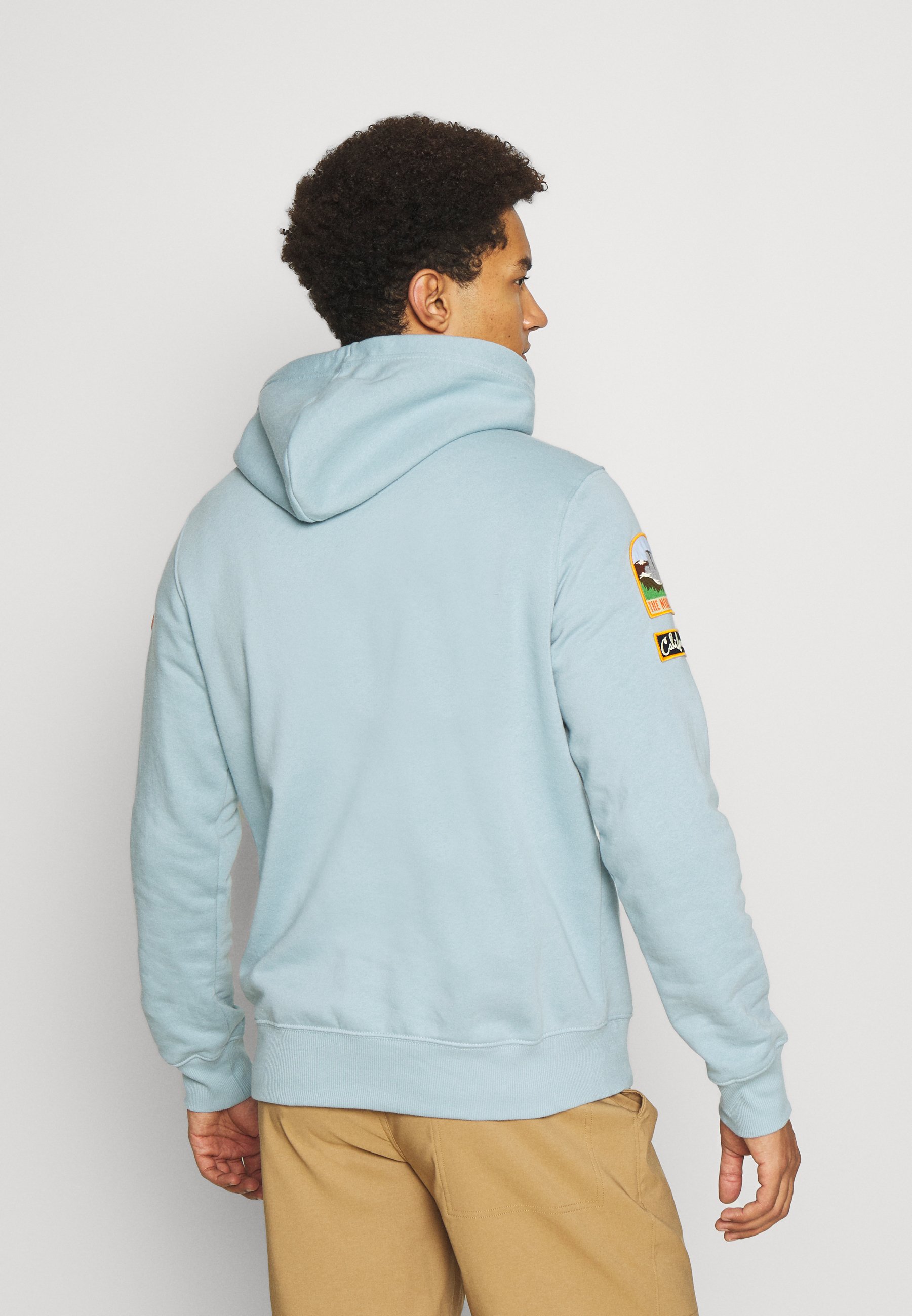 the north face novelty patch hoodie sweatshirt