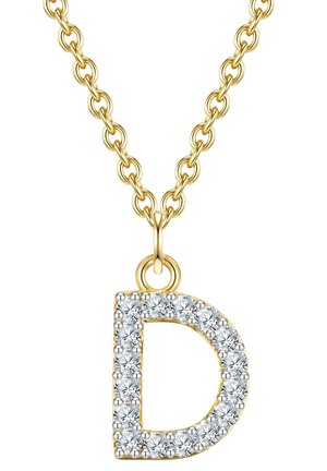 BUCHSTABE D - Halskette - gold-coloured