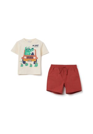 SET WITH FAGOTTINO PRINT - Shorts - beige