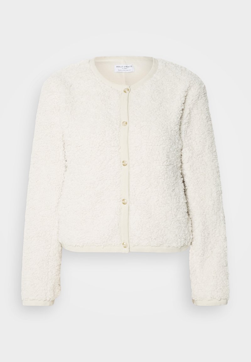 Lindex Fleecejas wit Lindex Fleecejas wit