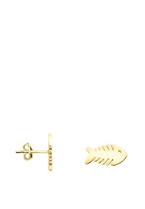 OHRSTECKER FISH - Øreringe - goldcoloured