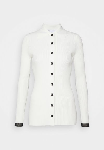 Proenza Schouler White Label FITTED CARDIGAN - Cardigan - cream