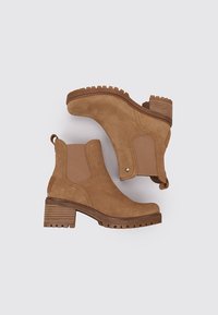 Panama Jack PIA TRAV - Botines con plataforma - camel