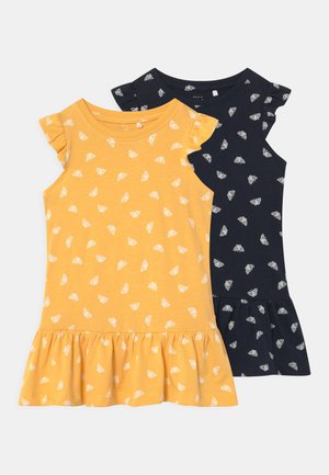 NMFVIDA 2 PACK - Robe en jersey - dark blue