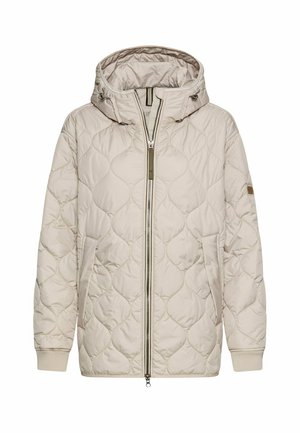 camel active, WASSERABWEISENDE OVERSIZED-JACKE MIT 2-WEGE REISSVERSCHLUSS - Winterjas - stone