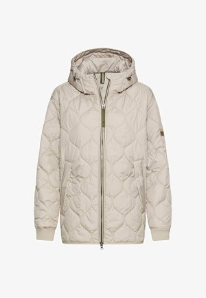 camel active, WASSERABWEISENDE OVERSIZED-JACKE MIT 2-WEGE REISSVERSCHLUSS - Winterjacke - stone
