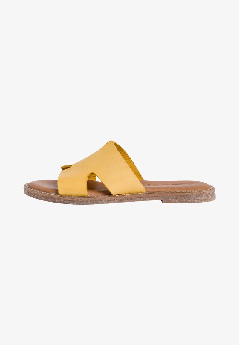 Tamaris Mules - yellow