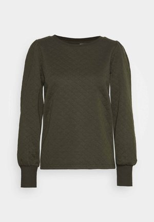 JDY, T-shirt à manches longues - dark green