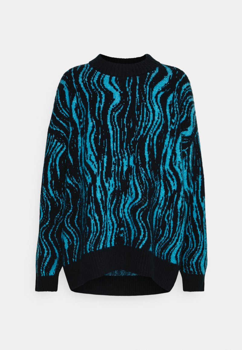 Damen Strickjacken | Monki Strickpullover partywood blue/blau - VT90452 Damen Strickjacken | Monki Strickpullover partywood blue/blau - VT90452