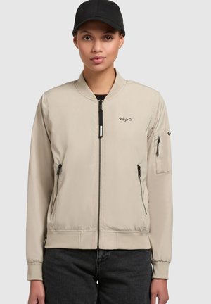 STENCE - Bomber stiliaus striukė - beige hellgrün