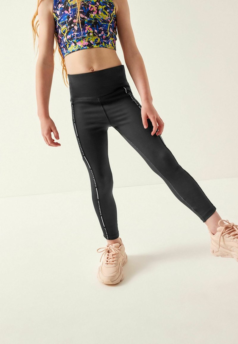Next Leggings black sports tape/sort Zalando.dk
