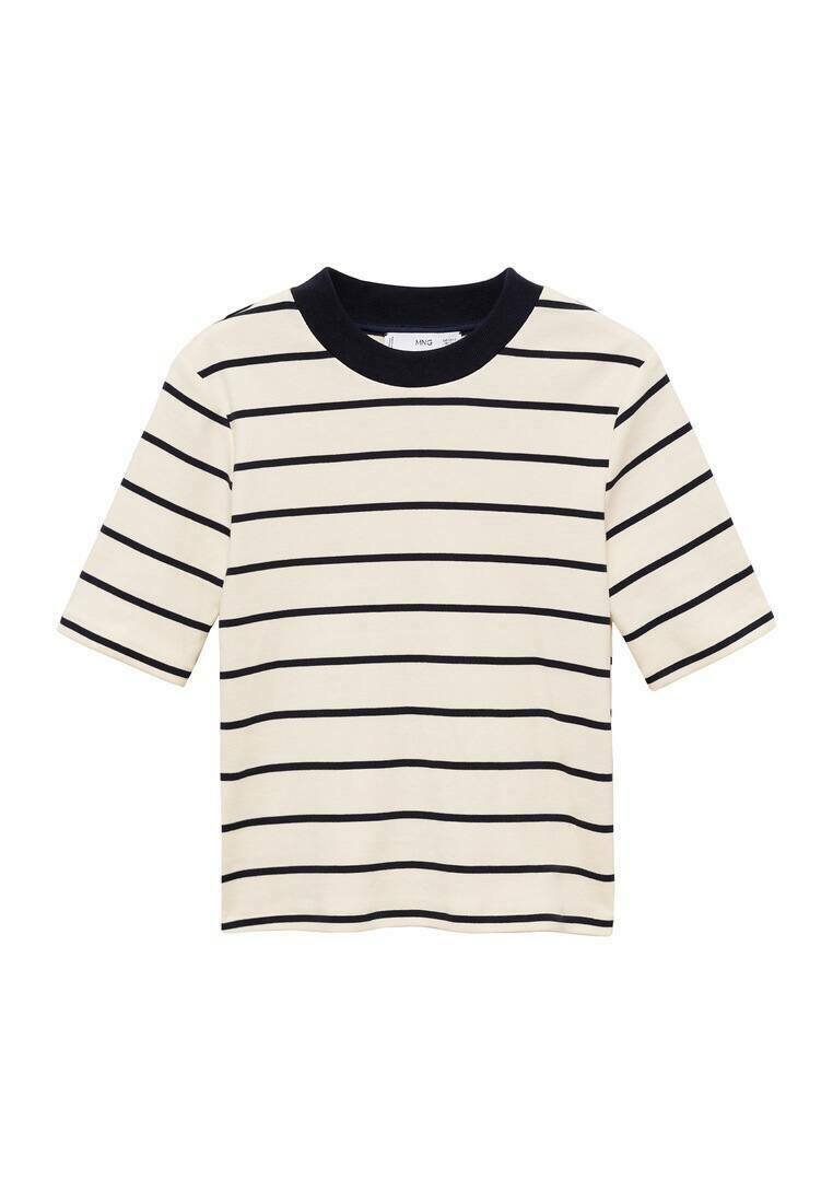 Mango T-shirt print crème