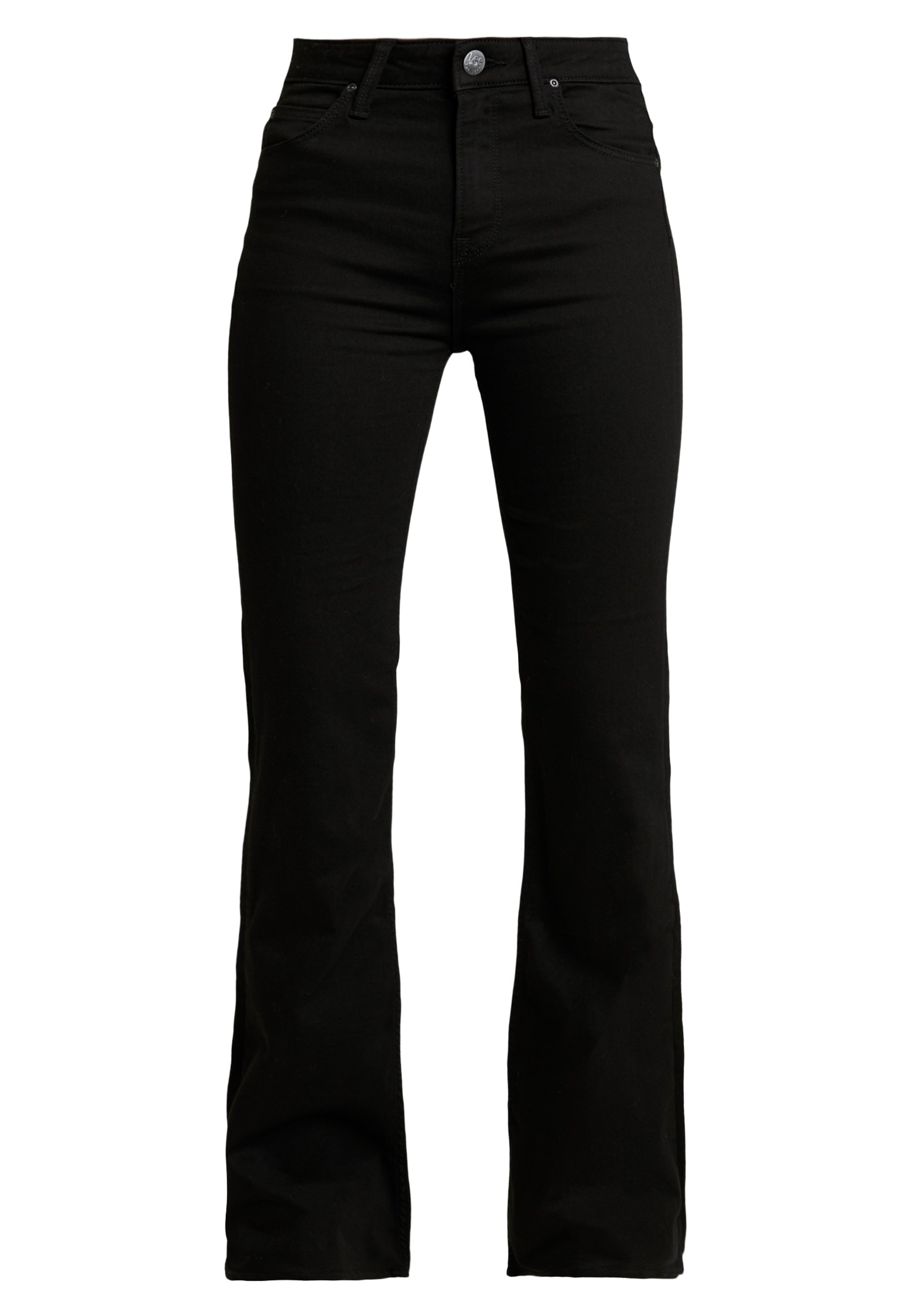 Lee BREESE - Flared Jeans - black rinse/black denim - Zalando.co.uk