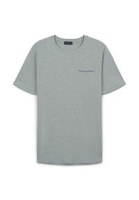 CON TASCHINO - T-shirt basic - verde bosco