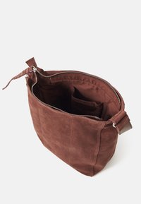 Zign LEATHER - Torba čez telo - dark brown