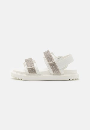 Steve Madden JAMORE - Sandalias - white/silver