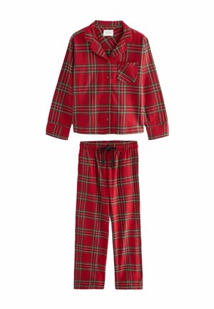 TALL FIT - MATCHING FAMILY CHRISTMAS SET - Nattøj sæt - red check