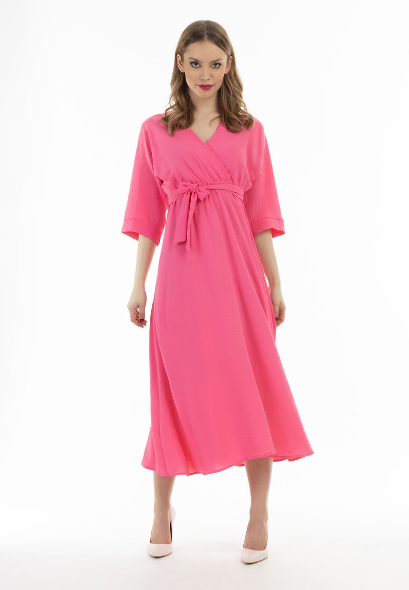 faina - MIDI - Freizeitkleid - pink, Vergrößern