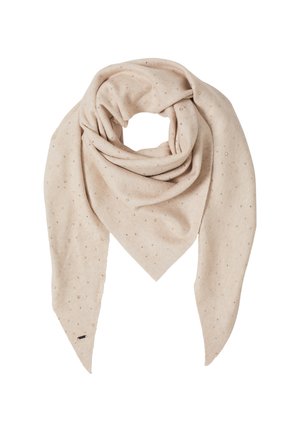 MIT SCHMUCKSTEINEN - Foulard - beige