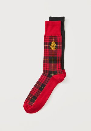 Polo Ralph Lauren, 2 PACK - Socken - black/red