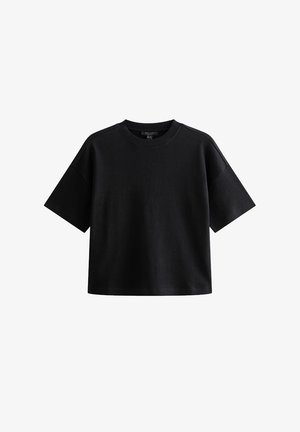 New Look, PREMIUM HEAVYWEIGHT BOXY FIT - T-shirt basic - black