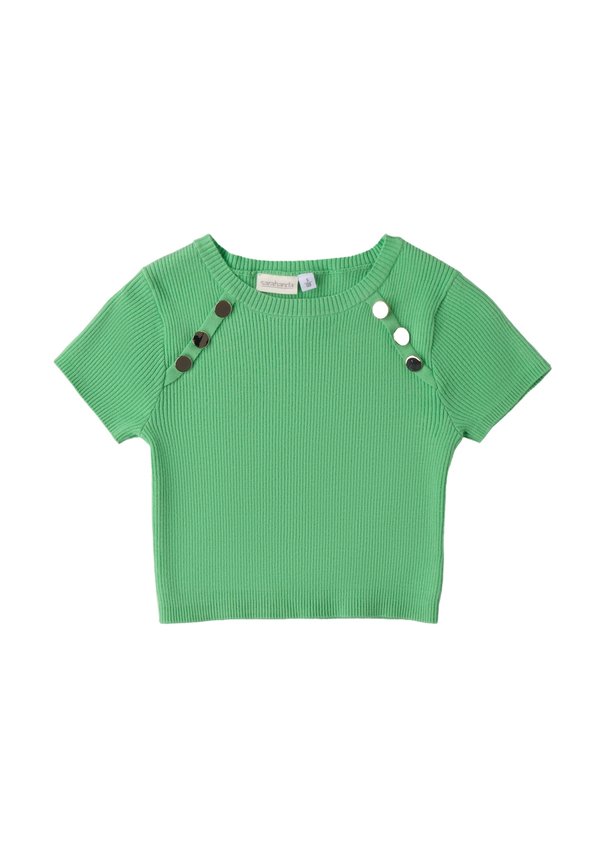 T-Shirt print - verde bouquet