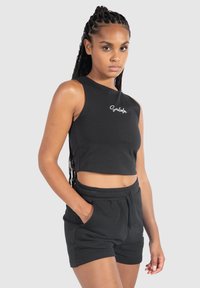 Smilodox CROP ROSINA - Top - schwarz