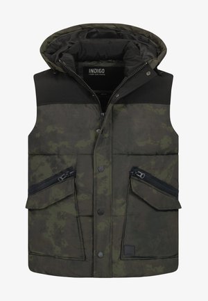 INDICODE JEANS, Bodywarmer - army